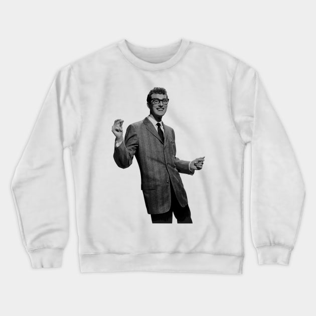 Buddy Holly Crewneck Sweatshirt by TheMusicFav